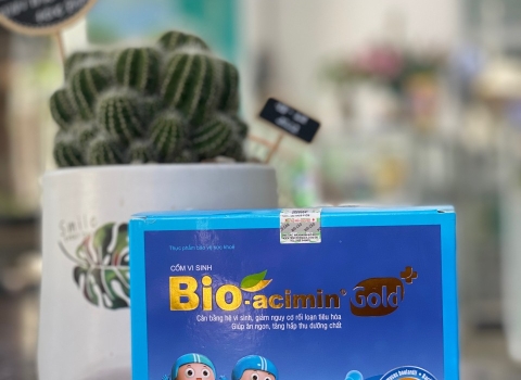 Cốm Bio-acimin Gold bổ sung lợi khuẩn, vitamin hộp 30 gói x 4g, ABCPharmacy